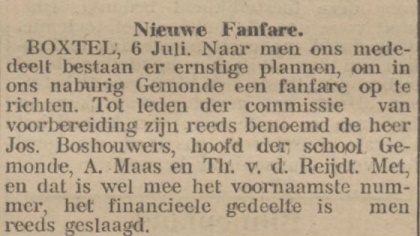 1914 fanfare Gemonde